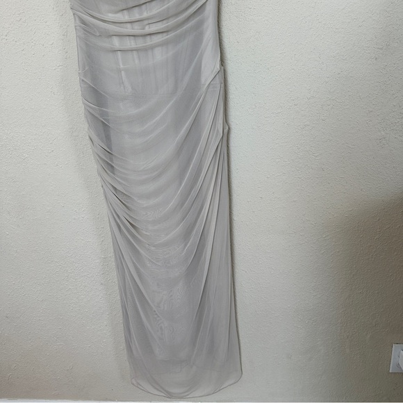 HOUSE OF CB L D-DD 'Nalini' Sand Maxi Dress NWOT - Picture 14 of 15